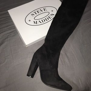 NEVER WORN Steve Madden Rocking thigh high boots